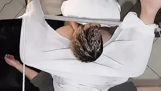 Urologist doctor gets horny during a prostate exam and ends up fucking the patient with her strapon