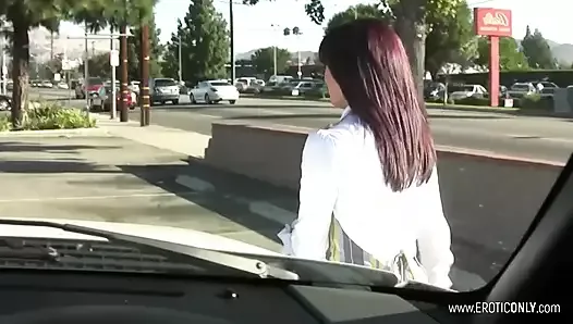 He took a hot hitchhiker and got the best fuck ever!